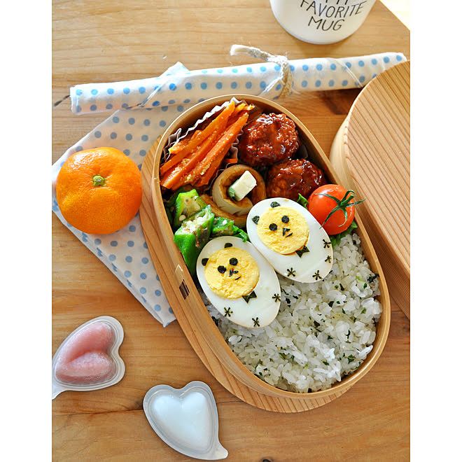 キッチン/ランチボックス/お弁当/息子弁当/曲げわっぱのお弁当箱...などのインテリア実例 - 2017-09-05 07:45:10