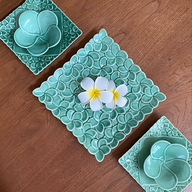 プルメリア バリ雑貨 ハワイアン 食器 ボタニカル などのインテリア実例 22 04 24 15 45 37 Roomclip ルームクリップ