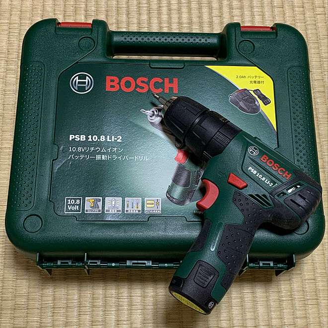 バス/トイレではありません/バッテリー充電器付/PSB10.8 Li-2/Bosch/BOSCHバッテリー振動ドライバードリル...などのインテリア実例 - 2021-03-03 21:58:25