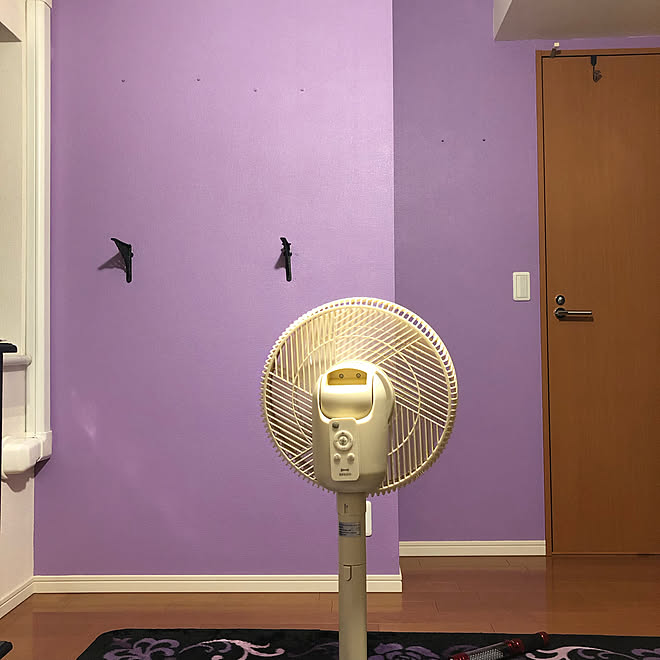アトムペイント 水性/紫の壁/壁紙塗装/DIY/壁/天井のインテリア実例 - 2019-08-29 19:17:51