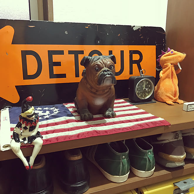 玄関/入り口/番犬/貯金箱/コインバンク/ブルドッグ...などのインテリア