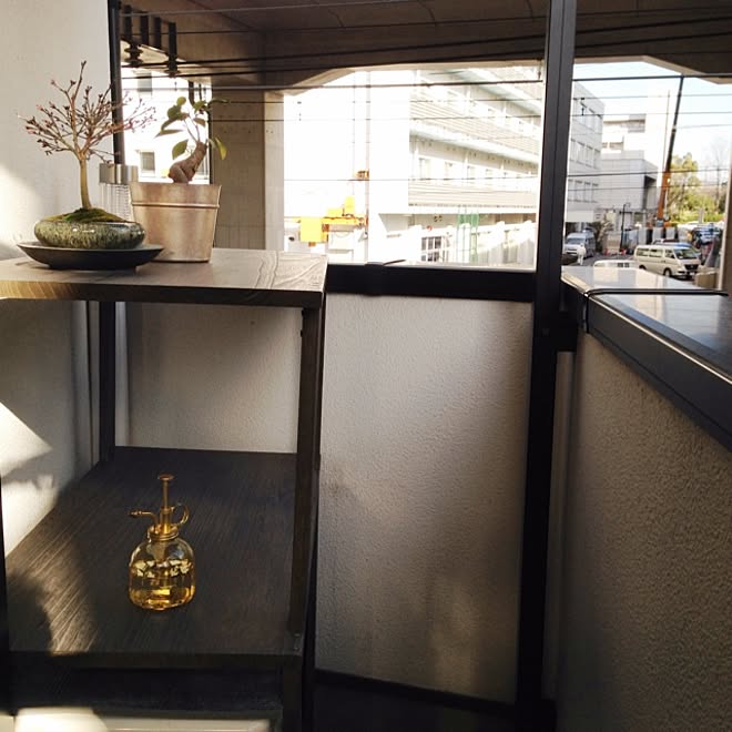 Diy ベランダ 盆栽棚 盆栽 植物 などのインテリア実例 14 03 24 09 02 35 Roomclip ルームクリップ
