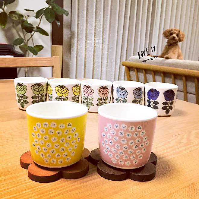 みたいに他の色も出る？/ヴィヒキルース/やっぱ出ますか/プケッティ/marimekko...などのインテリア実例 - 2015-09-05 20:13:01