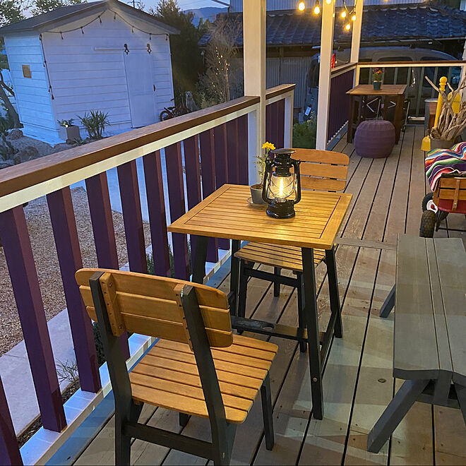 庭家具/庭-KAGU/タカショー/リビングガーデン/テーブルセットのインテリア実例 - 2021-04-21 19:15:57