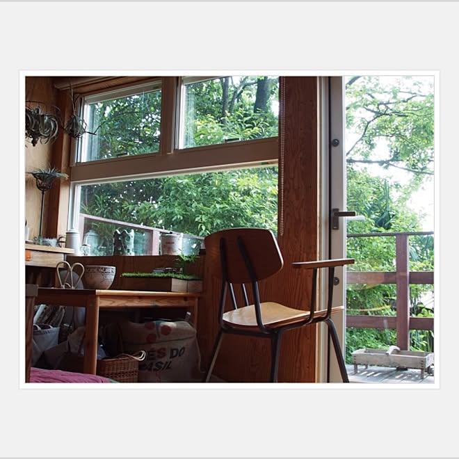 部屋全体/古いもの/ロッキングチェア/窓からの眺めのインテリア実例 - 2014-05-25 09:24:37