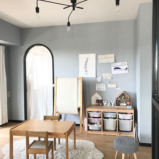 子供部屋女の子 こども部屋 Ikea ニトリ 照明 などのインテリア実例 05 29 08 51 39 Roomclip ルームクリップ