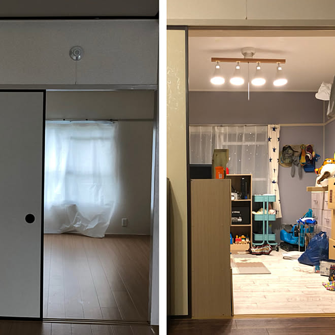 壁紙diy Before After こどもがいる生活 団地で暮らす 団地感を無くす などのインテリア実例 12 08 17 54 26 Roomclip ルームクリップ 壁紙diy Before After こどもがいる生活 団地で暮らす 団地感を無くす などのインテリア実例 12 08 17 54 26 Roomclip ルームクリップ