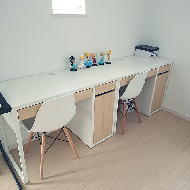 カラフルセット 3個 学習机 椅子2脚学習椅子 ニトリ イケアIKEA デスク