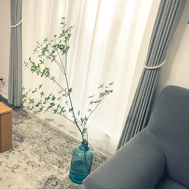 デミジョン ボトル アンティーク 瓶 フラワーベース ガラス ドウダンツツジのある暮らし ドウダンツツジ などのインテリア実例 21 06 08 16 04 08 Roomclip ルームクリップ