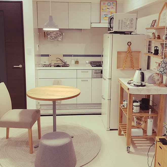 キッチン/一人暮らし/北欧/無印良品/IKEA...などのインテリア実例