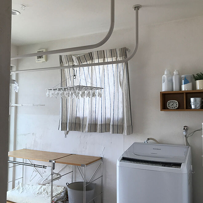 シンプルな洗濯水栓/ランドリールーム/漆喰壁/タイセイホーム/バス/トイレのインテリア実例 - 2020-08-09 17:18:15