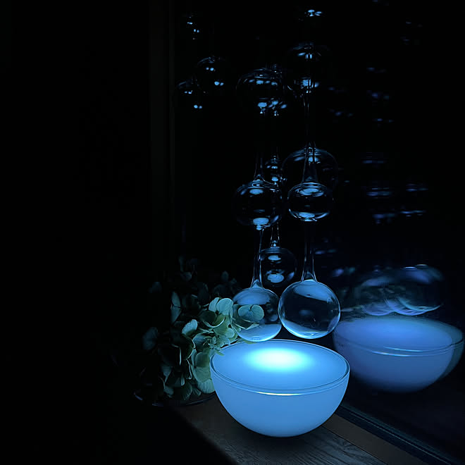 ポータブルライト/Philips Hue Go/Philips Hue/紫陽花ドライ/RoomClipショッピング...などのインテリア実例 - 2022-07-03 20:45:11