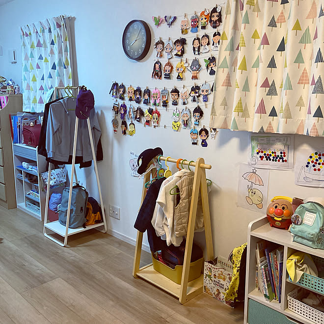 鬼滅の刃折り紙 幼稚園グッズ 収納 ランドセル置き場 こどもと暮らす Roomclipショッピング などのインテリア実例 21 11 28 23 53 01 Roomclip ルームクリップ
