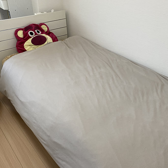 コーデュロイ風 中学生女の子部屋 子供部屋女の子 布団カバー ニトリ などのインテリア実例 10 24 09 36 19 Roomclip ルームクリップ