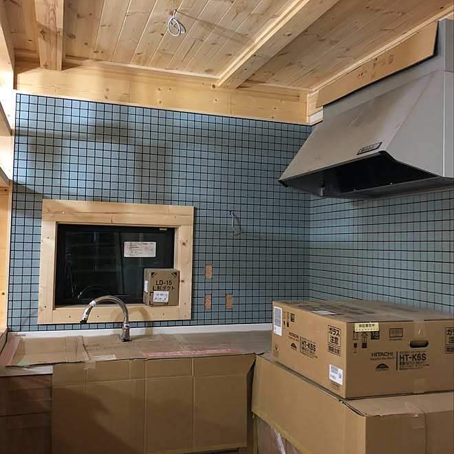 キッチン/カントリーログハウス/BESSの家のインテリア実例 - 2019 ...