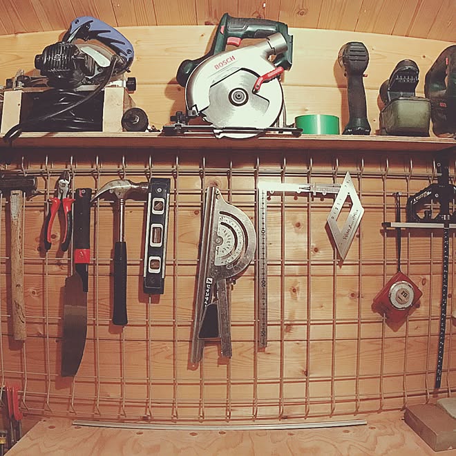 棚/収納/工具収納/工具/DIY工具&hellip;などのインテリア実例 20170328 073008 ｜ RoomClip（ルームクリップ）