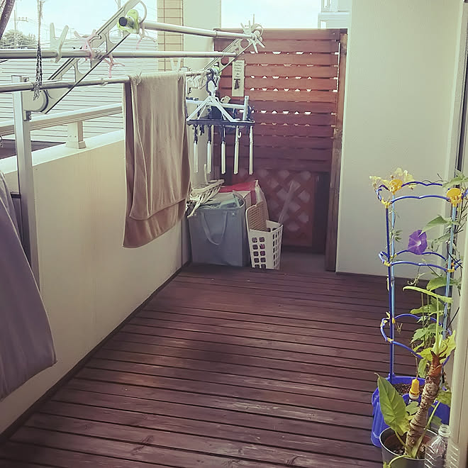 ラブリコ ディアウォール Diy バルコニー 2 4材 ウッドデッキdiy のインテリア実例 17 08 19 09 24 44 Roomclip ルームクリップ ラブリコ ディアウォール Diy バルコニー 2 4材 ウッドデッキdiy のインテリア実例 17 08 19 09 24 44 Roomclip ルームクリップ