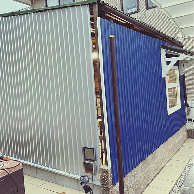 作り方 ガレージdiy ガレージ 小屋 小屋diy などのインテリア実例 22 03 16 18 11 34 Roomclip ルームクリップ