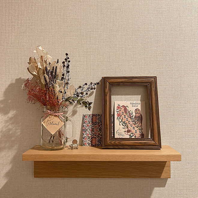 飾り棚 ドライフラワー 二人暮らし 2ldk グリーンのある暮らし などのインテリア実例 22 08 14 15 51 07 Roomclip ルームクリップ