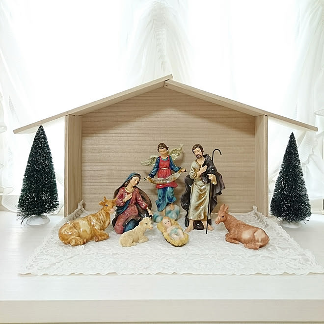馬小屋作り 馬小屋作り ネイティビティ 降誕の置物 木工 などのインテリア実例 11 22 18 43 56 Roomclip ルームクリップ