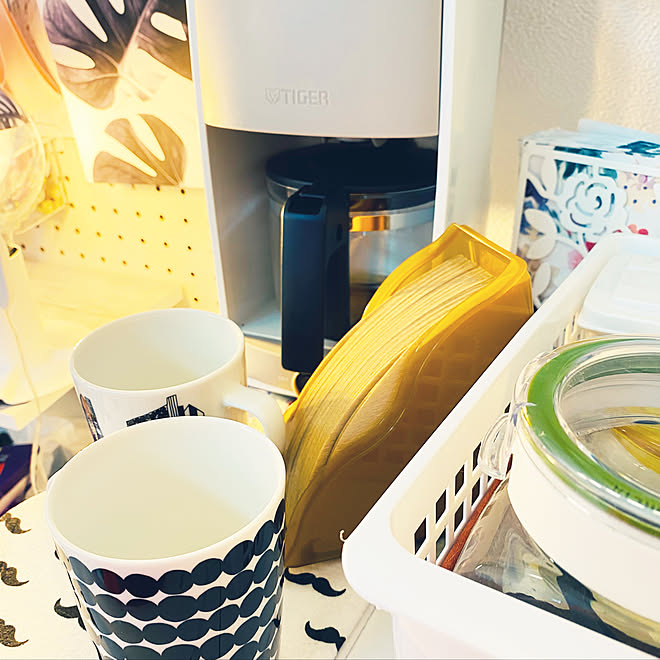 フライングタイガー Ikea ナプキンホルダー Marimekko マグ カフェコーナー おうち撮影クエスト などのインテリア実例 2021 02 26 13 28 38 Roomclip ルームクリップ