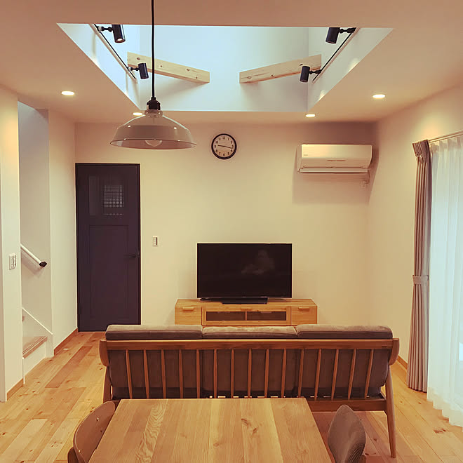 リビング 木ここち家ラボ ナチュラル リビングダイニング 洗面化粧台 などのインテリア実例 19 02 01 06 12 44 Roomclip ルームクリップ