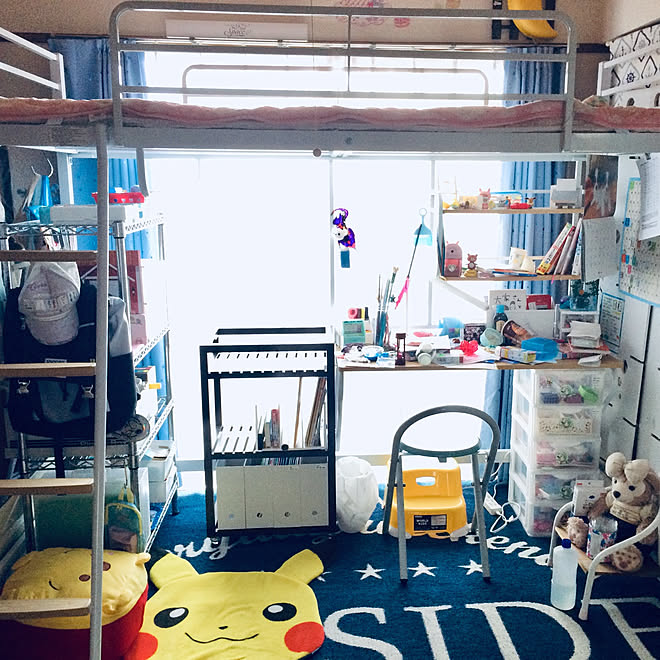 子供部屋 ロフトベッド ワゴン収納 Ikea ニトリ などのインテリア実例 19 03 07 15 18 19 Roomclip ルームクリップ 子供部屋 ロフトベッド ワゴン収納 Ikea ニトリ などのインテリア実例 19 03 07 15 18 19 Roomclip ルームクリップ