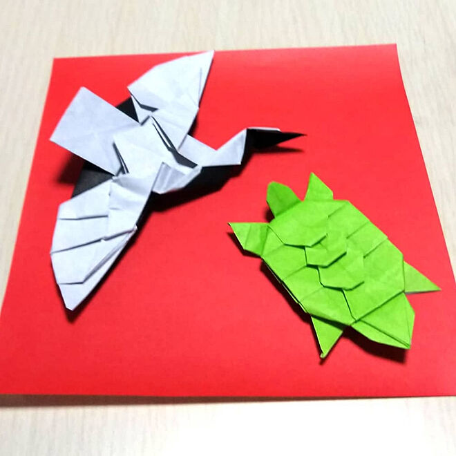 折り紙 亀 折り 方