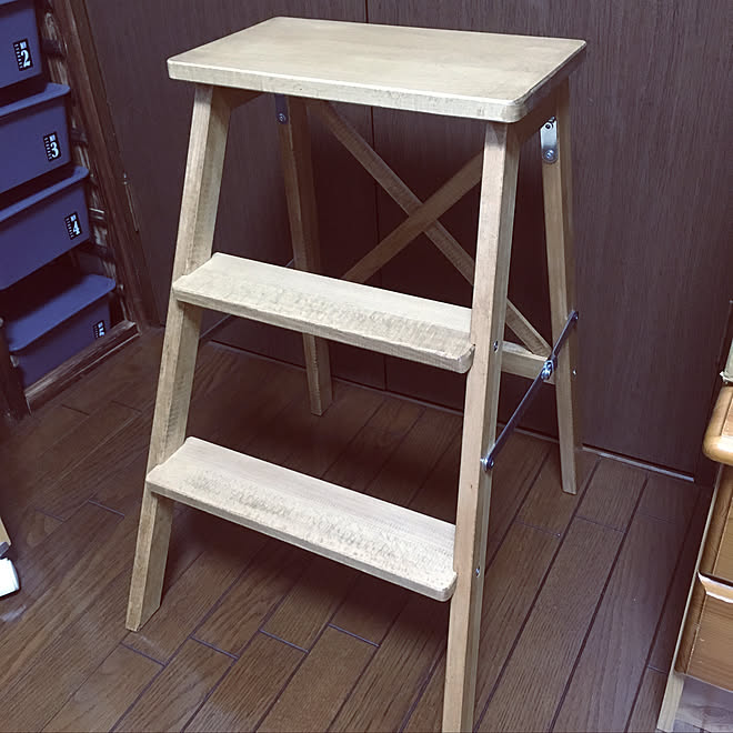 キッチン はしご 脚立 Ikea ブライワックスのインテリア実例 18 09 25 22 45 53 Roomclip ルームクリップ