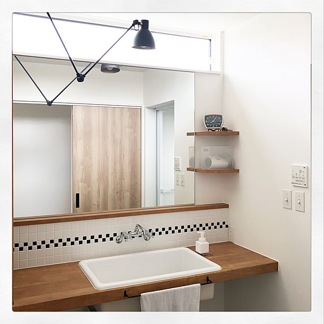 新築 注文住宅 新築戸建 洗面所 脱衣所 などのインテリア実例 06 02 19 52 57 Roomclip ルームクリップ