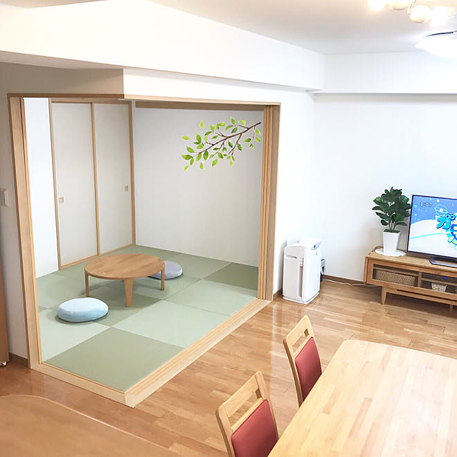 部屋全体 マンションインテリア 新築マンション シンプルインテリア ナチュラル などのインテリア実例 18 08 05 22 26 28 Roomclip ルームクリップ
