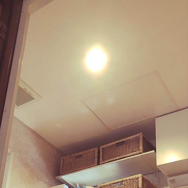 洗面所照明 ダウンライトled 中古住宅 中古一戸建て 中古住宅のリフォーム リメイク中 などのインテリア実例 21 02 07 23 38 30 Roomclip ルームクリップ