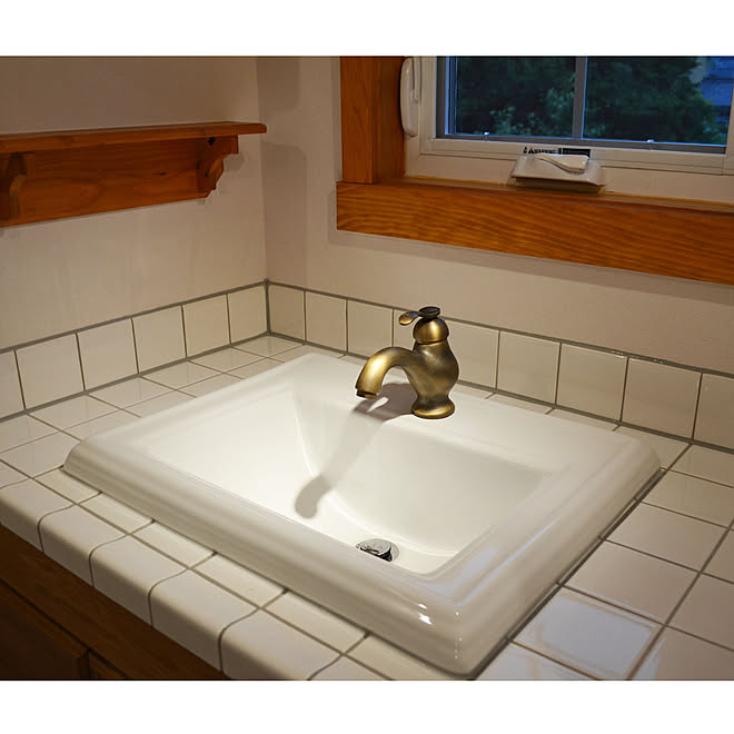 排水トラップ 洗面ボウル おしゃれ 蛇口 混合水栓 部屋全体のインテリア実例 21 05 01 09 30 15 Roomclip ルームクリップ