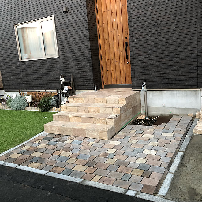 Rc北海道支部 外構diy プレートコンパクター 庭 Diy などのインテリア実例 21 10 29 14 13 22 Roomclip ルームクリップ