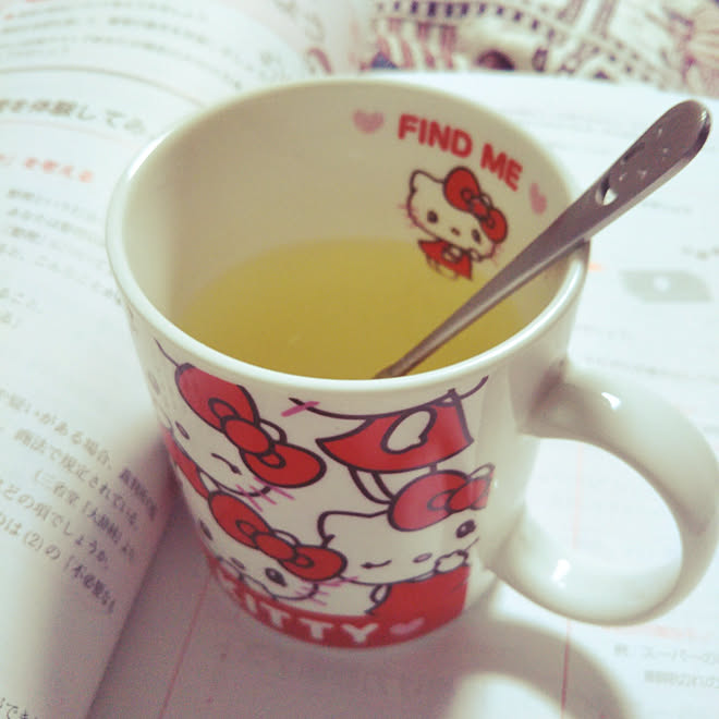 部屋全体 キティちゃんのマグカップのインテリア実例 18 01 14 22 01 31 Roomclip ルームクリップ