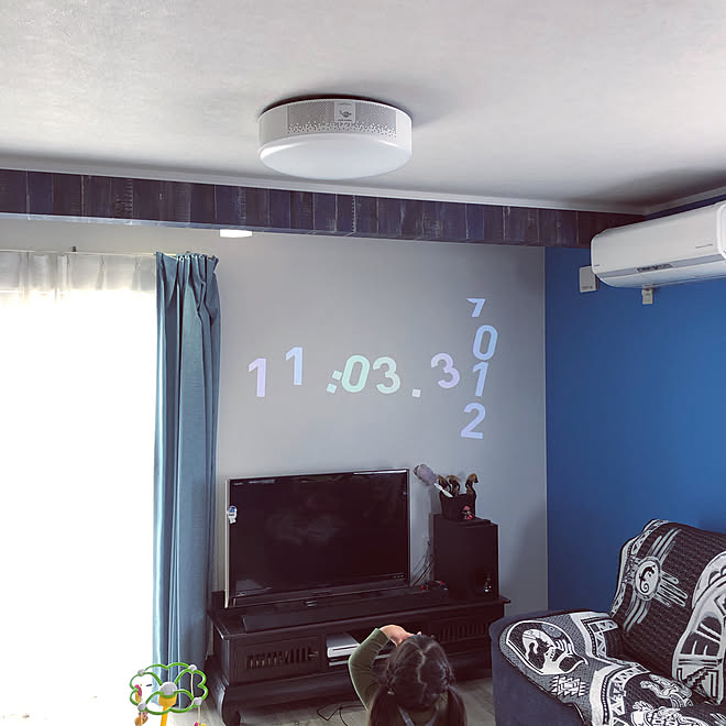 Popin Aladdin2 ポップインアラジン2 リフォーム 青い壁紙 ワイルドホワイト などのインテリア実例 21 04 03 11 10 18 Roomclip ルームクリップ