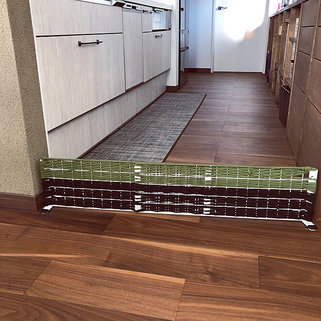 犬用の棚 ワイヤーネットdiy キッチン ペットガードのインテリア実例 02 18 18 02 58 Roomclip ルームクリップ