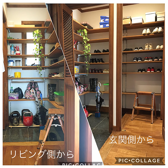 玄関土間/玄関タイル/玄関/玄関収納/げた箱&hellip;などのインテリア実例 20200907 215931 ｜ RoomClip
