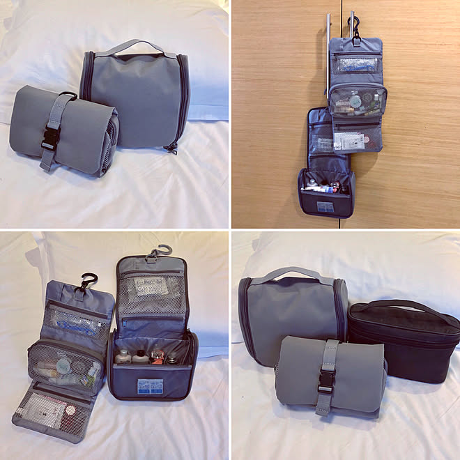 バス トイレ 無印良品 出張 収納グッズ 無印良品トラベルグッズ などのインテリア実例 18 12 22 10 10 58 Roomclip ルームクリップ