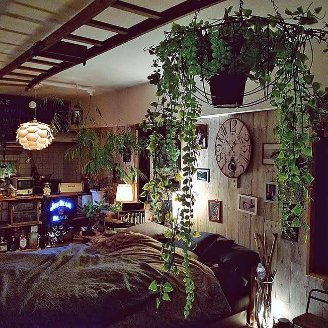 天井 インダストリアル 一人暮らし 男前 ヴィンテージ などのインテリア実例 19 02 10 22 17 14 Roomclip ルームクリップ