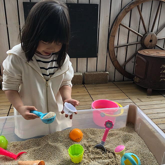 砂場 ベランダ 収納 Diy 子供と暮らす などのインテリア実例 05 16 12 14 30 Roomclip ルームクリップ