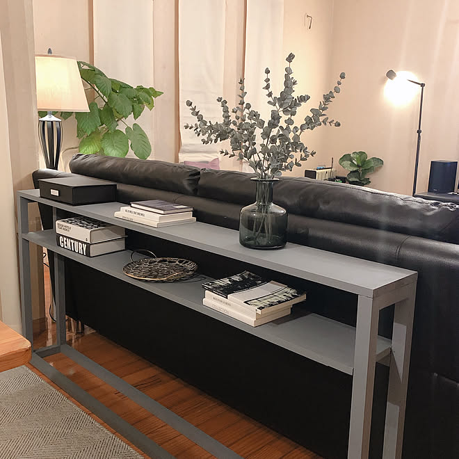 ソファ後ろ コンソールdiy ディスプレイ棚 フォロワーの皆様に感謝です いいね フォロー本当に感謝デス などのインテリア実例 21 02 18 30 43 Roomclip ルームクリップ