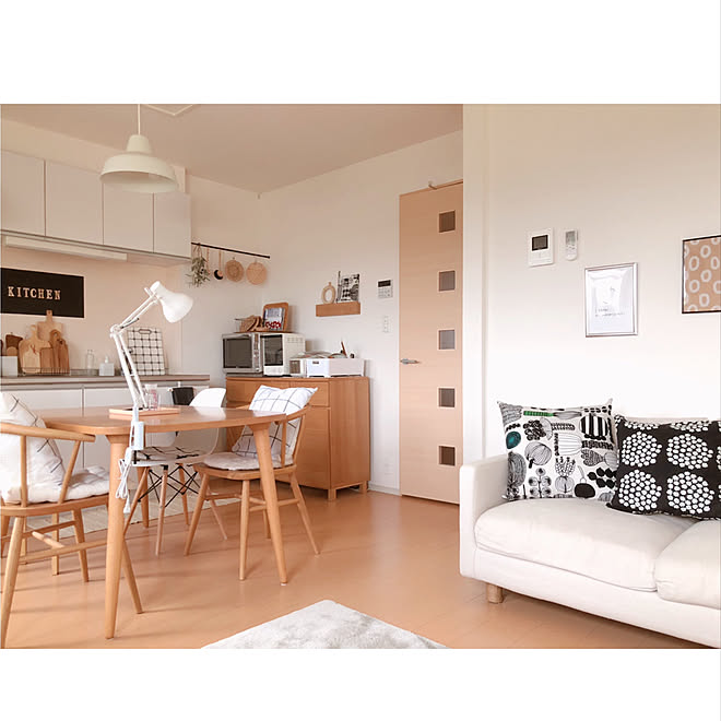 マリメッコ 北欧 賃貸アパート 北欧インテリアに憧れる 無印良品 ソファ などのインテリア実例 19 03 01 17 45 15 Roomclip ルームクリップ