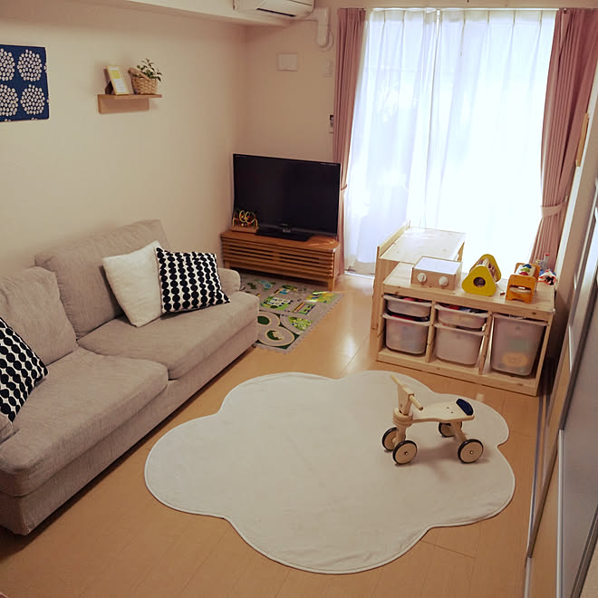部屋全体 こどもと暮らす 1ldk D Room ダイワハウス賃貸 などのインテリア実例 04 29 15 06 48 Roomclip ルームクリップ