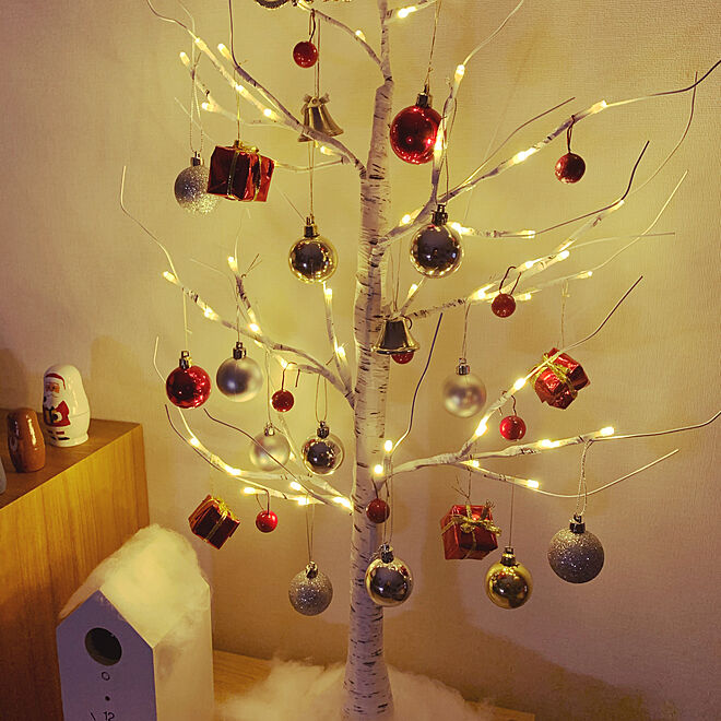 ブランチツリー クリスマスツリー クリスマス 北欧 無印良品 などのインテリア実例 12 09 12 43 49 Roomclip ルームクリップ