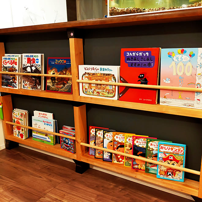 リビング カウンター下収納 ホームセンター ２ ４材 ディアウォール などのインテリア実例 21 09 17 21 58 09 Roomclip ルームクリップ