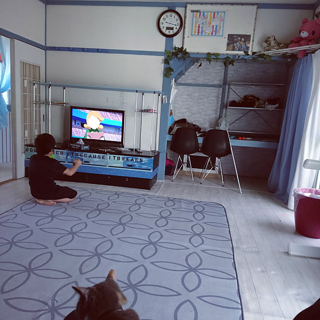 リビング 古い家を好きになるdiy リメイクシート 土壁 Diy などのインテリア実例 06 21 09 18 27 Roomclip ルームクリップ
