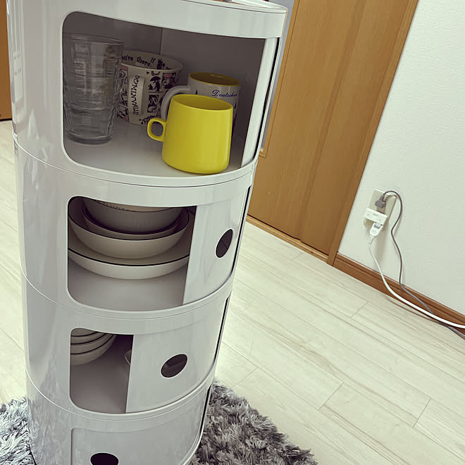 一人暮らし キッチン お皿収納 キッチン収納 食器収納 などのインテリア実例 21 02 23 21 08 25 Roomclip ルームクリップ