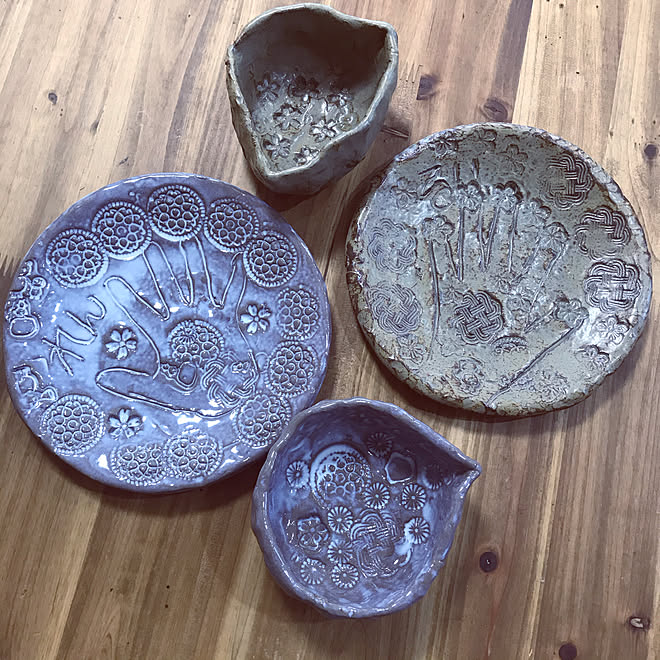 陶芸作品 陶芸体験 Room Clipとの出会いに感謝 いつもイイね ありがとうございます 子供と暮らす などのインテリア実例 03 03 21 23 58 Roomclip ルームクリップ