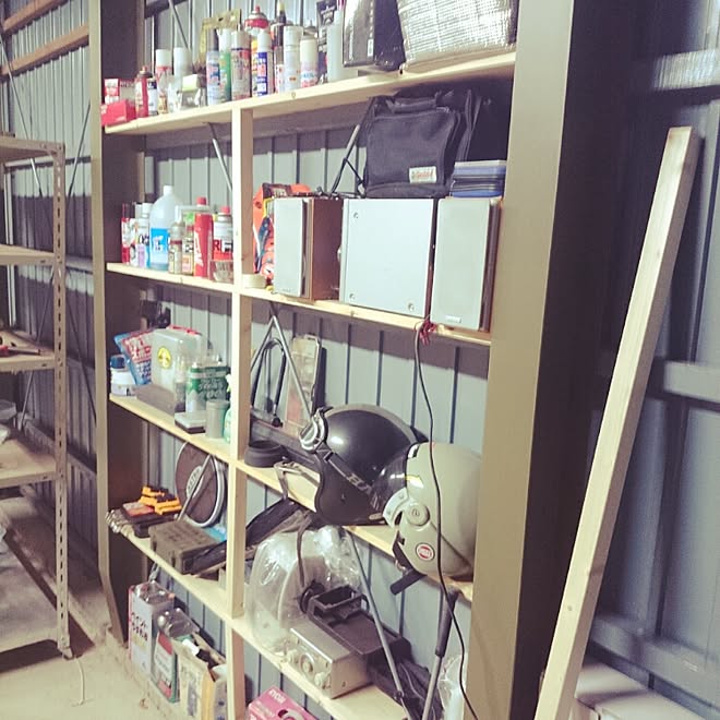 棚 倉庫リノベ Diy 手作りのインテリア実例 15 01 21 23 14 09 Roomclip ルームクリップ